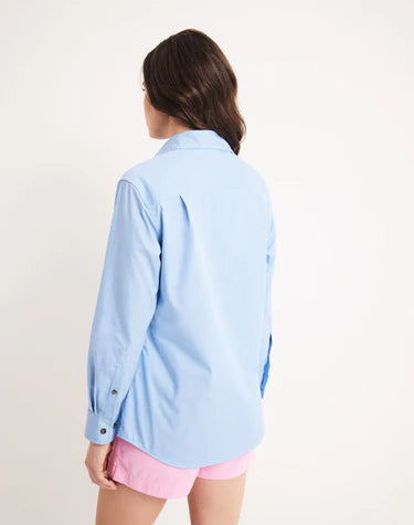 RB Sellars Sandy Workshirt – Women’s Full-Button Long Sleeve Light Blue